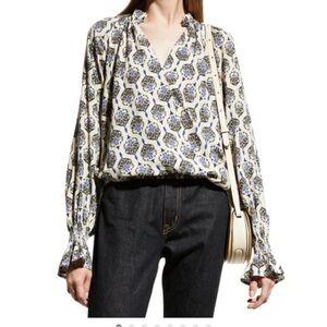 EUC Finley Brette Medallion Blouse Top - Medium